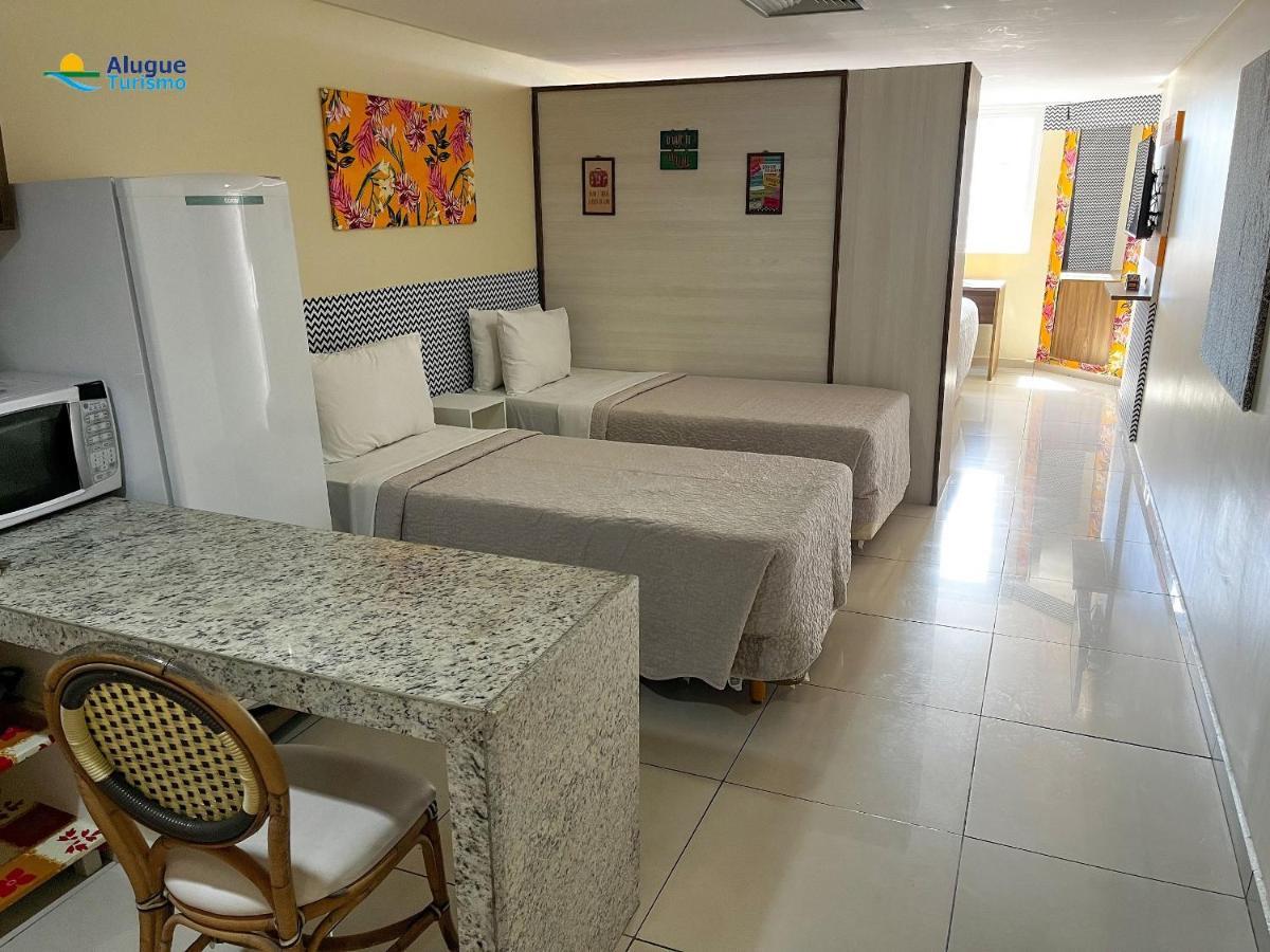 Imperial Flat Com Roupa De Cama, Camareira, Vista O Mar. Apartamento *